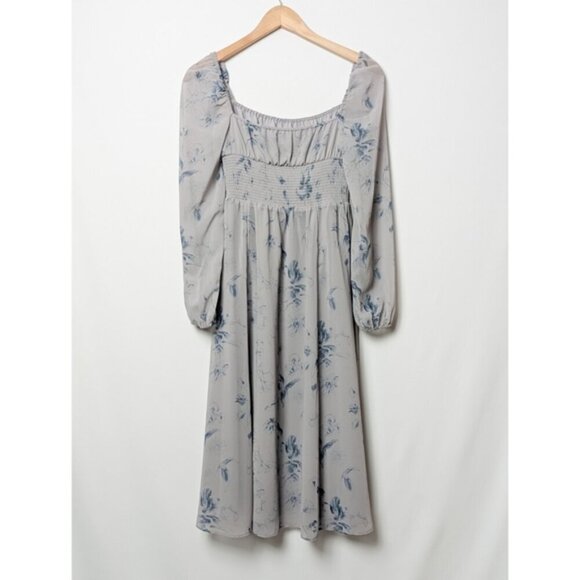 NWT Wilfred Bella Slit Dress Midi Floral ARITZIA XS - Picture 8 of 12